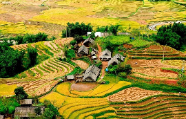Khung cảnh đẹp nên thơ ở Mường Hoa