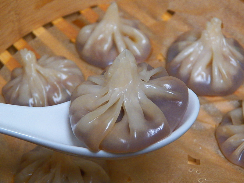 Bánh bao Xiao Long Bao nóng hổi, thơm ngon