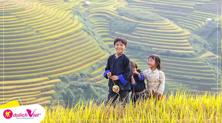 Tour du lịch Miền Bắc - Tây Bắc - Mai Châu - Mộc Châu - Yên Bái - Sapa mùa lúa chín từ Sài Gòn