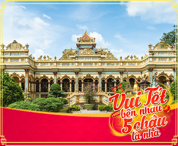 Du lịch Miền Tây Tết Canh Tý 2025 - Tiền Giang - Châu Đốc 3N2Đ từ Sài Gòn