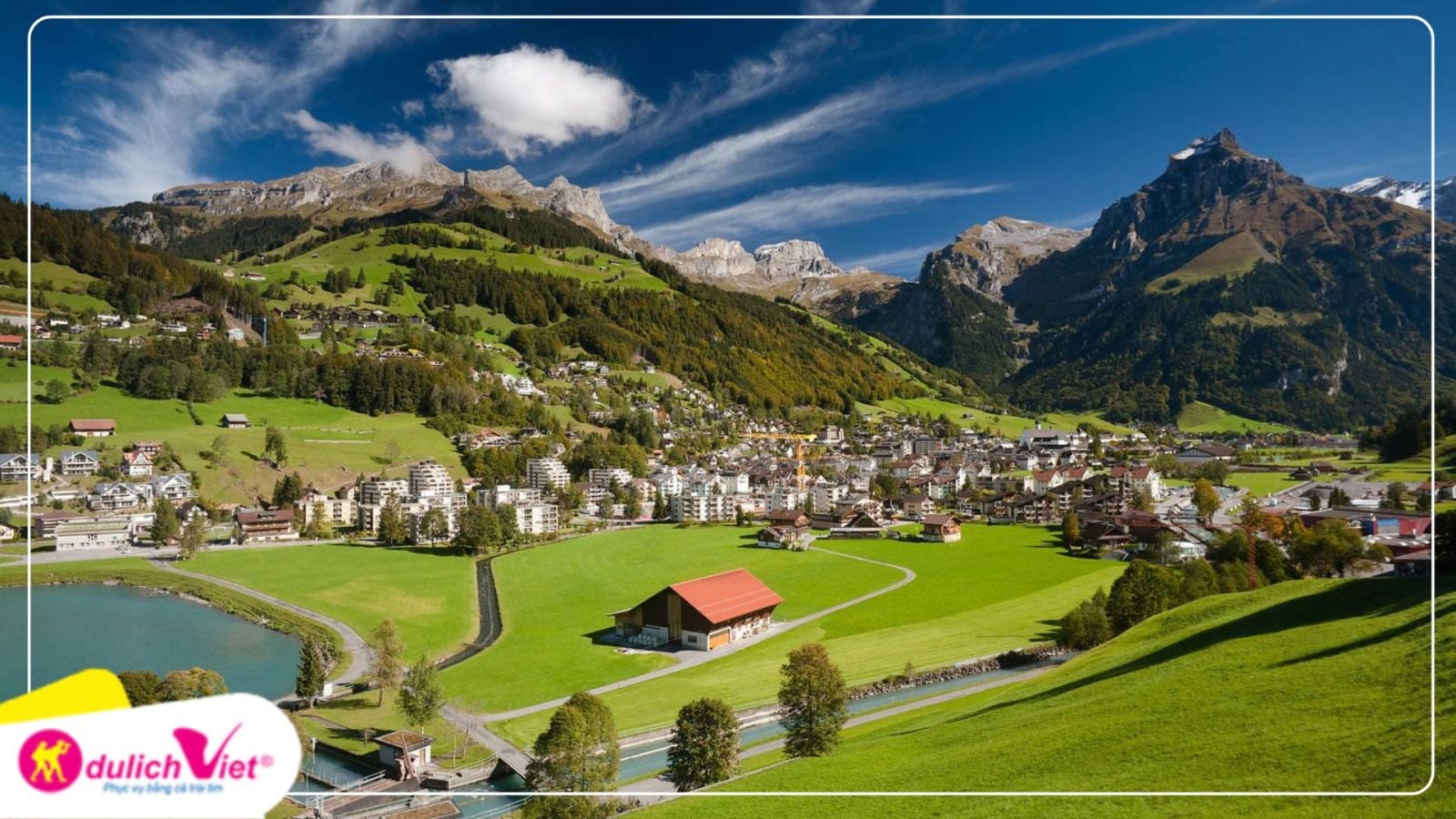 Du lịch Châu Âu tham quan Làng thiên thần Engelberg