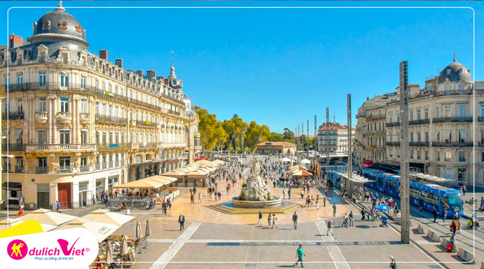 Thành phố Montpellier được mệnh danh là “thành phố 300 ngày nắng”