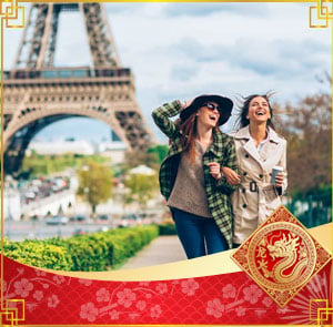 Du lịch Châu Âu Tết Âm lịch 2025 - Tour Pháp - Bỉ - Hà Lan - Đức - Thụy Sĩ từ Sài Gòn