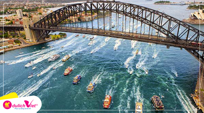 Du lịch Úc tham quan Cầu cảng Sydney