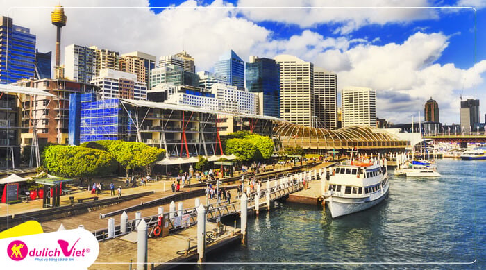 Cầu cảng tình yêu Darling Harbour