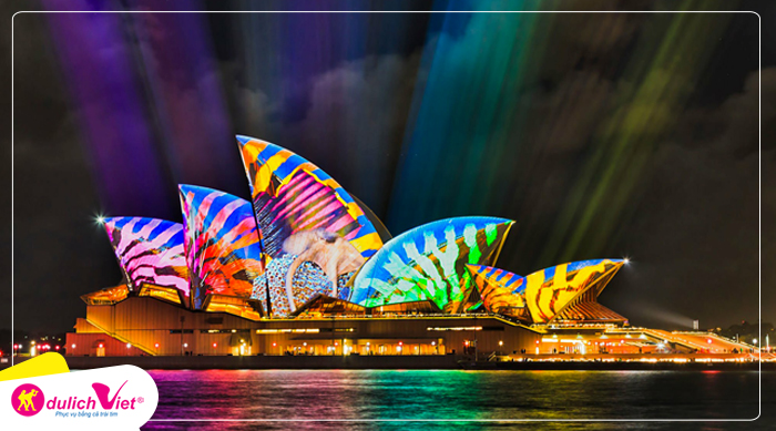 Du lịch Úc - Lễ hội ánh sáng Vivid Sydney từ Sài Gòn 2025