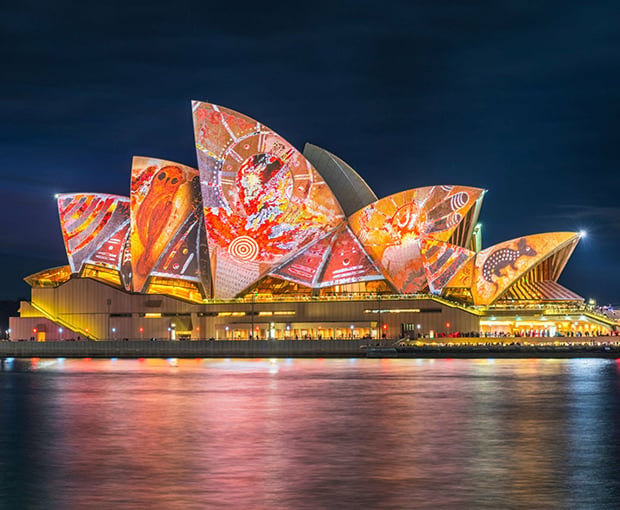 Du lịch Úc - Lễ hội ánh sáng Vivid Sydney từ Sài Gòn 2025