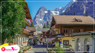 Tour Châu Âu tham quan Làng Mürren