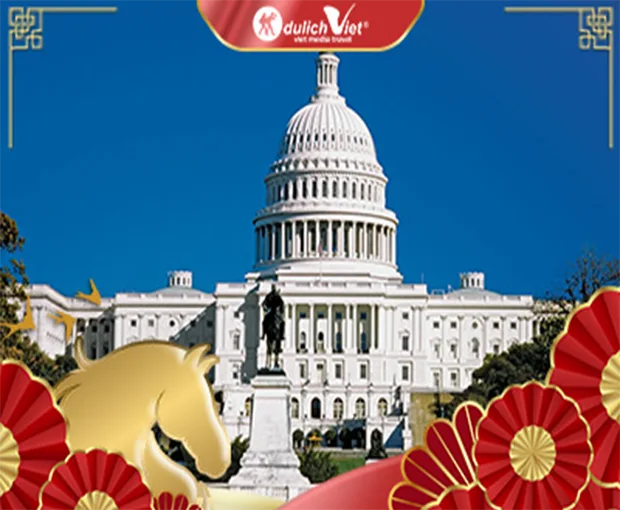 TOUR MỸ TẾT NGUYÊN ĐÁN 10N9Đ | Tour Liên Tuyến Tây Đông Hoa Kỳ
