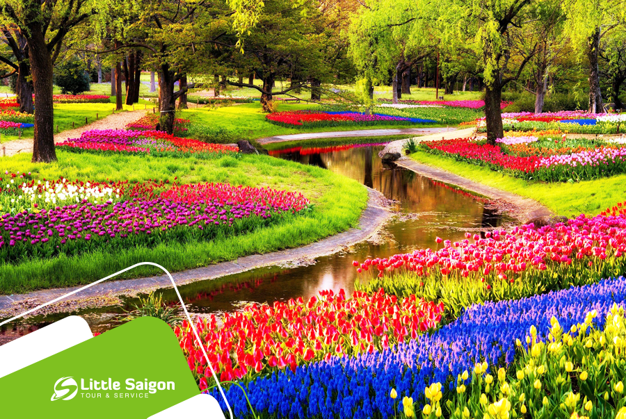 Du lịch Châu Âu - Pháp - Luxembourg - Bỉ - Hà Lan mùa Xuân từ Sài Gòn giá tốt