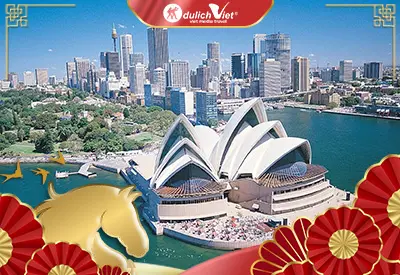 TOUR ÚC TẾT NGUYÊN ĐÁN 7N6Đ | MELBOURNE - DANDEANONG - GREAT OCEAN ROAD - SYDNEY - WATSONS BAY
