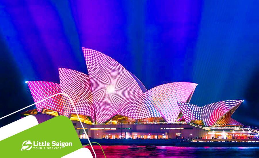 Du lịch Úc - Sydney - Canberra - Lễ hội ánh sáng Vivid Sydney từ Sài Gòn giá tốt