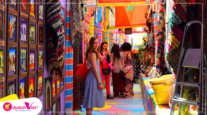 du-lich-morocco-Khu-pho-co-Fes-el-Bali-du-lich-viet