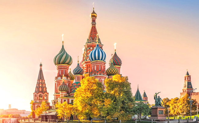 Cung điện Kremlin nhìn từ trên cao