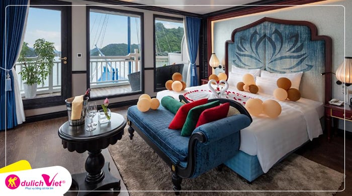 Du lịch Trải Nghiệm Du thuyền Hạ Long Verdure Lotus Cruises 5 sao từ Sài Gòn 2025