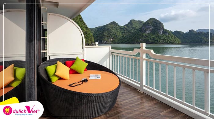Du lịch Trải Nghiệm 3N2Đ Du thuyền Hạ Long Verdure Lotus Cruises 5 sao từ Sài Gòn 2025