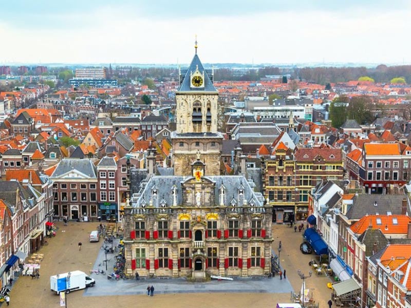 Tòa thị sảnh Delft, một kiệt tác kiến trúc Phục Hưng