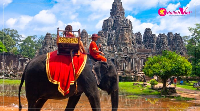 Du lịch Tết Âm lịch Tour Campuchia Siem Reap - Phnom Penh từ Sài Gòn 2025