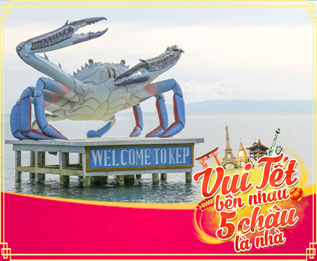 Du lịch Campuchia Tết Âm lịch Sihanoukville 4 ngày 3 đêm từ Sài Gòn 2025