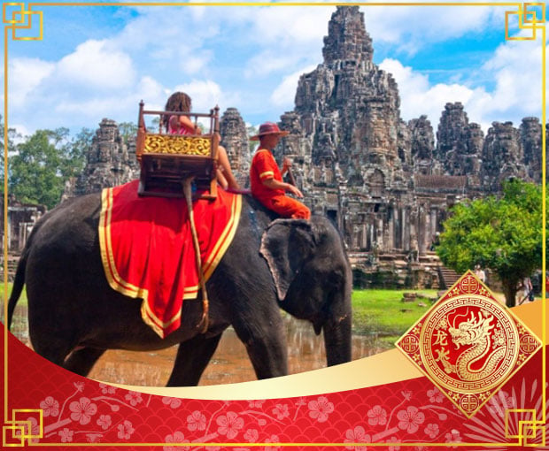 Du lịch Campuchia Tết Nguyên Đán - Phnom Penh - Siêm Reap từ Sài Gòn 2025