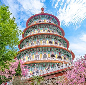 Du lịch Đài Loan mùa Hoa Anh Đào - Tour Đài Bắc - Đài Trung - Cao Hùng từ Hà Nội 2025