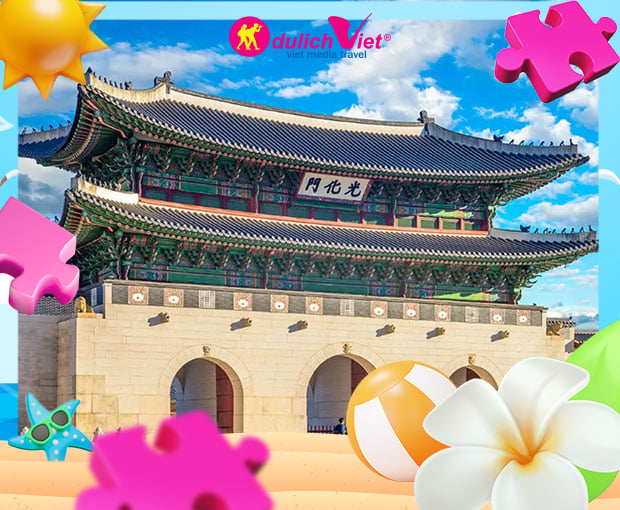 Du lịch Hàn Quốc Hè - Seoul - Lotte World - Đảo Nami - Tháp Namsan từ Sài Gòn 2025