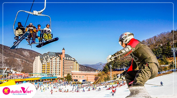 Du lịch Hàn Quốc - Seoul - Lotte World - Trượt Tuyết Elysan mùa Đông từ Sài Gòn 2025