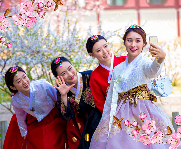 Du lịch Hàn Quốc mùa Hoa Anh Đào - Seoul - Lotte World - Hái dâu - Tháp Namsan từ Sài Gòn