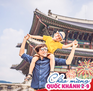 Du lịch Lễ 2/9 - Tour Du lịch Hàn Quốc - Seoul - Everland - Đảo Nami từ Sài Gòn 2025