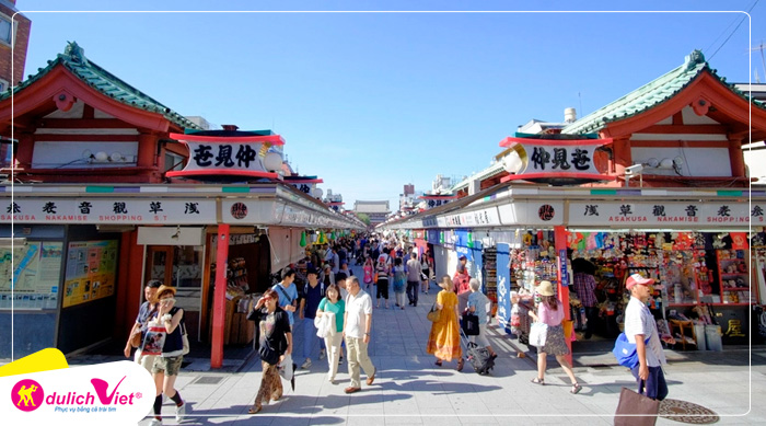 Con đường mua sắm Nakamise Arcade