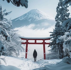 Du lịch Nhật Bản mùa Đông - Osaka - Kyoto - Yamanashi - Fuji - Tokyo từ Sài Gòn 2025