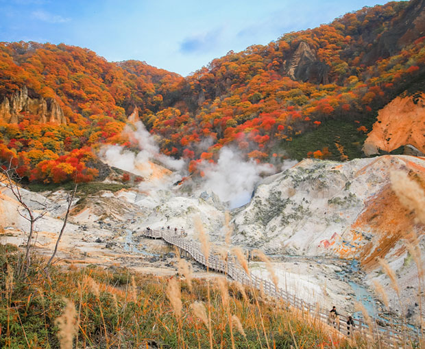 Du lịch Nhật Bản mùa Thu - Sapporo - Noboribetsu - Otaru - Asahikawa từ Sài Gòn 2025