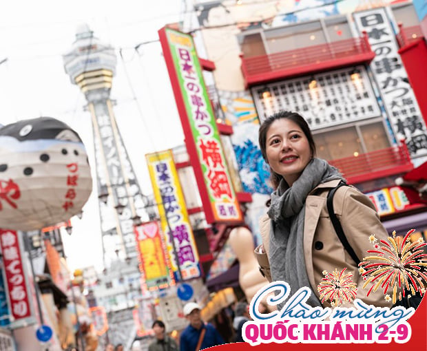 Du lịch Nhật Bản dịp Lễ 2/9 - Tokyo - Fuji - Nagoya - Osaka từ Sài Gòn 2025
