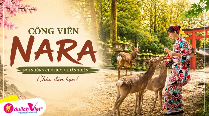 Công viên Nara (Nara Park) – biểu tượng nổi tiếng của thành phố