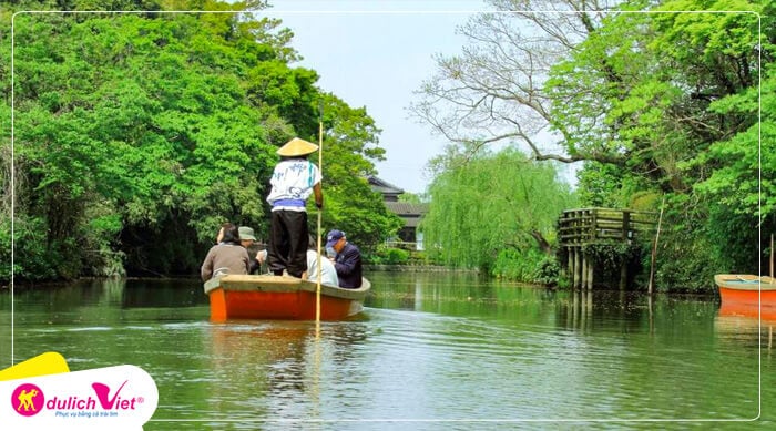 Trải nghiệm ngồi thuyền ngắm cảnh trên sông Yanagawa