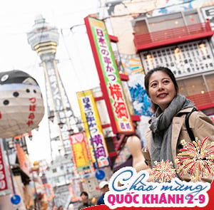 Du lịch Nhật Bản dịp Lễ 2/9 - Tokyo - Fuji - Nagoya - Osaka từ Sài Gòn 2025