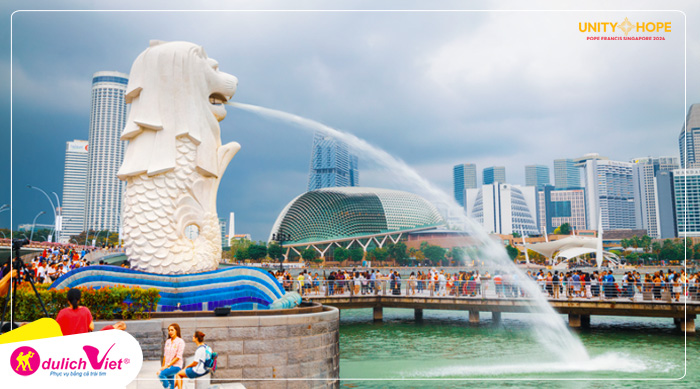 Hanh huong Singapore tham quan Công viên Sư tử biển