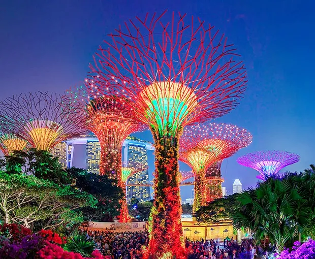 TOUR SINGAPORE MÙA HÈ 3N2Đ | SINGAPORE - SENTOSA - GARDEN BY THE BAY