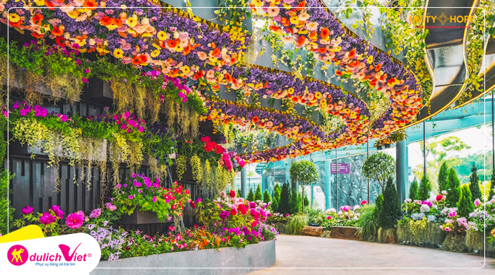 Tour Du lịch Hành Hương Singapore tham quan vườn hoa Flora Fantsy