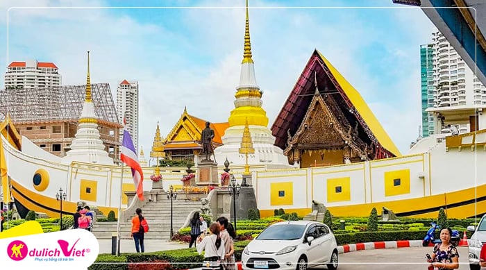 Du lịch Thái Lan Chùa thuyền Wat Yannawa