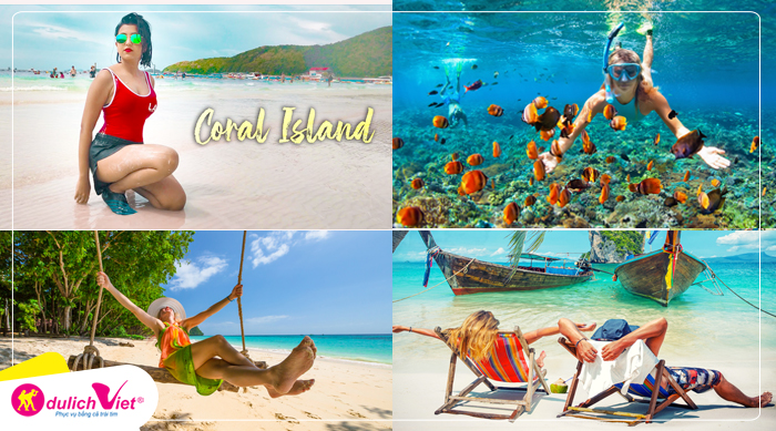 Du lịch Khách Đoàn - Du lịch Thái Lan - Nong Nooch - Đảo Coral - Chợ Nổi từ Sài Gòn