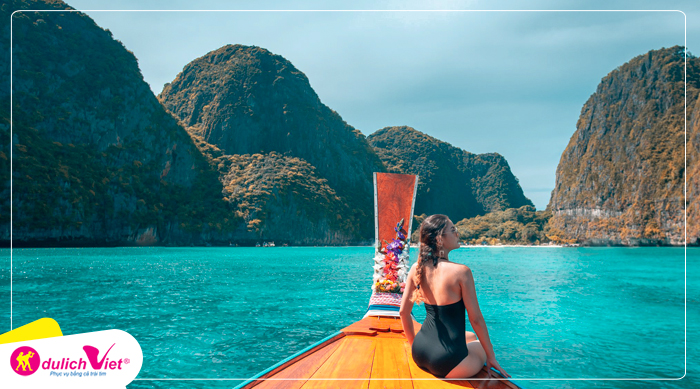 Du lịch Thái Lan mùa Xuân - Đảo Phi Phi - Vịnh Phang Nga - 1 ngày tự do khám phá từ Sài Gòn 2025