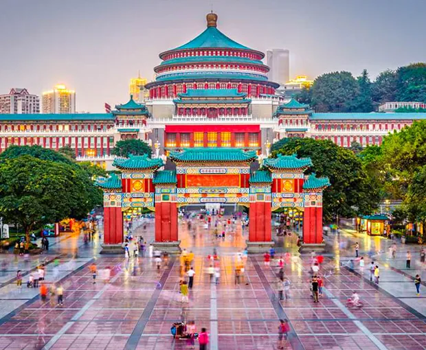 TOUR TRUNG QUỐC MÙA XUÂN 8N7Đ | TRÙNG KHÁNH - NGA MI - LẠC SƠN - THÀNH ĐÔ (No Shopping)