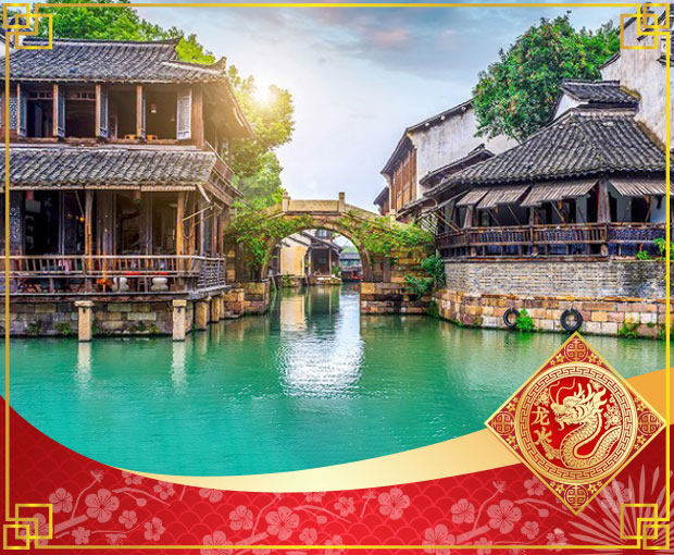 Du lịch Tết Nguyên Đán - Tour Trung Quốc - Thượng Hải - Hàng Châu - Ô Trấn từ Sài Gòn 2025