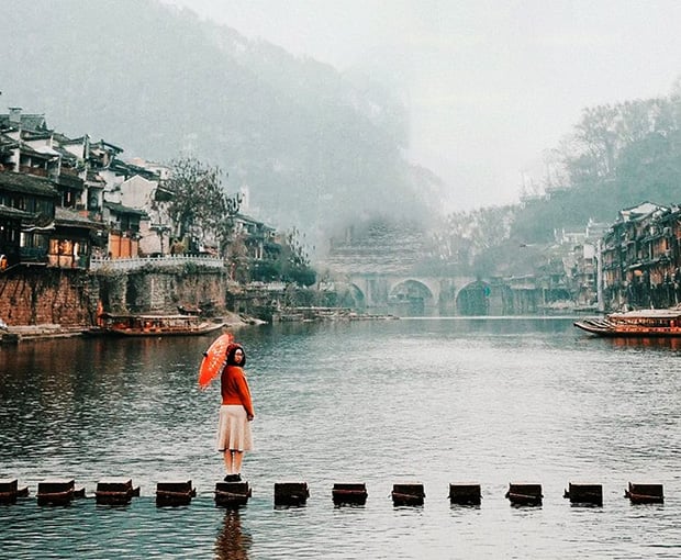 Du lịch mùa Thu - Tour Trung Quốc - Trương Gia Giới - Phượng Hoàng Cổ Trấn từ Sài Gòn 2025