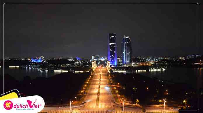 Tour tham quan những cây cầu ở Putrajaya bằng xe Bus vào buổi tối