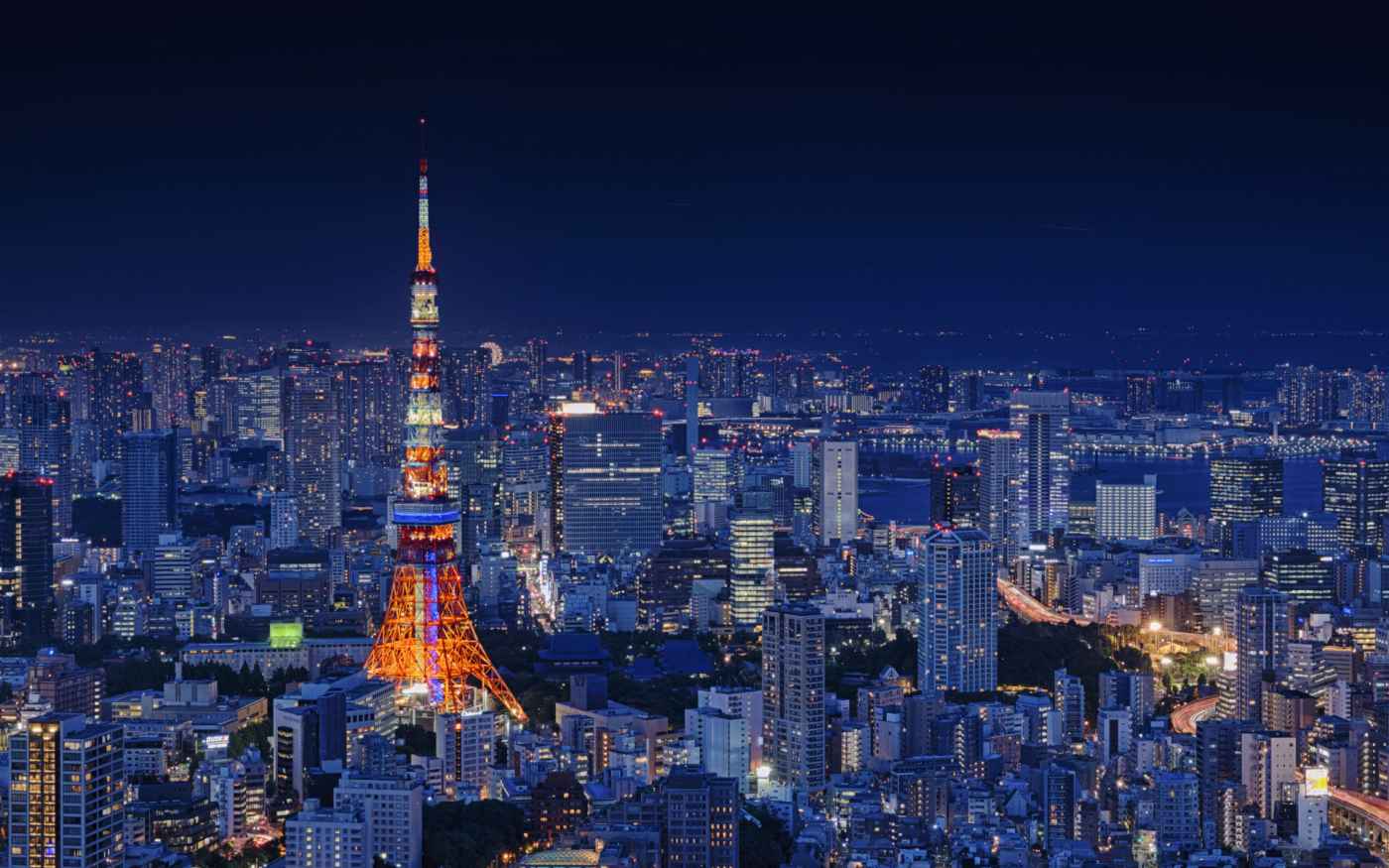 Tháp Tokyo đẹp lung linh về đêm