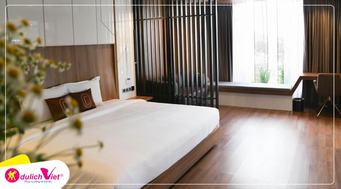 Combo du lịch Đà Lạt Khách Sạn 4 sao Hôtel Colline Da Lat từ Sài Gòn 2025