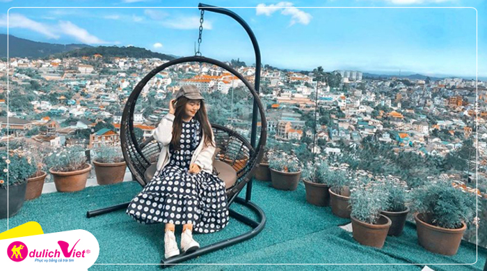 Du lịch Đà Lạt View - Thiền Viện Trúc Lâm - QUÊ Garden - Kim Ngân Hills Resort từ Tp.HCM
