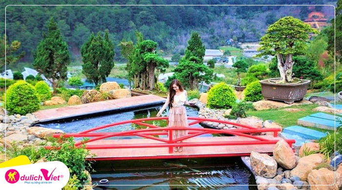 Du lịch Đà Lạt Tết Âm lịch - QUÊ Garden - Đồi Chè Cầu Đất - Fairytale Land từ Sài Gòn 2025